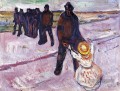 travailleur et enfant 1908 Edvard Munch Expressionnisme